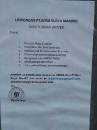 89 lowongan kerja untuk pencarian sopir. Loker Driver Cikarang Info Lowongan Kerja Gratis