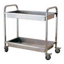 When purchasing an island always measure your space so there's ample room for foot traffic. 2 Shelf 950x500x950 Mm Square Tube Stainless Steel Utility Cart Tt Bu105a