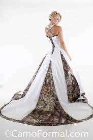 8890 A Line Halter Wedding Gown With Camo Godets Camo Wedding Dresses Camouflage Wedding Dresses White Camo Wedding Dress