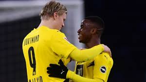 Allerdings zog united im werben um haaland mit dem bvb. Haaland Trifft Viermal Beim 5 2 Gegen Hertha Sport Sz De