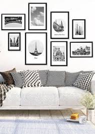 Black And White Photo Wall Ideas Inspiring Wall Decor Ideas For Your Living Room 54 White Wall Decor Modern Room Decor Wall Decor Living Room