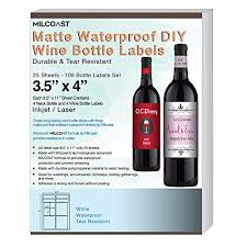 Injeknya cukup simpel tapi work kok. Payzar Blank Wine Bottle Labels 40 Pack Vinyl For Injek Printer Labeling Supplies Home Brewing Wine Making