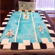 Another Swimming Cake For Jace Two Layers Of Chocolate Espresso Cake Filled And Frosted With Whipped Chocolate Ganache A Swimming Cake Espresso Cake Pool Cake