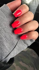 Check out our red acrylic nails selection for the very best in unique or custom, handmade pieces from our craft supplies & tools shops. Short Coffin Acrylic Nails With Shellac Polish Summernails Red Acrylic Nails Acrylic Nails Coffin Short Square Acrylic Nails