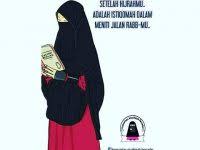 Seperti kita ketahui dalam islam penggunaan hijab adalah suatu kewajiban. 50 Gambar Kartun Muslimah Bercadar Cantik Berkacamata Kartun Muslimah