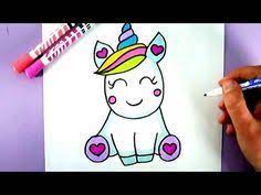 Wil jij een leuke eenhoorn tekening maken? Comment Dessiner Un Nuage Licorne Kawaii Dessin Kawaii Facile Etape Par Etape Youtube Eenhoorn Tekenen Tekenen Cupcake Tekening