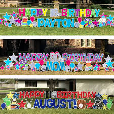 Birthday Lawn Signs Rental Nj Card My Yard Yard Signs For Any Occassion In Chatham Nj