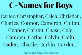 C Names For Baby Boys Names For Boys List Boy B Names Cool Baby Boy Names