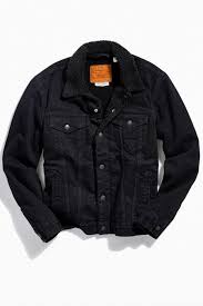 Levis Trucker In 2020 Lined Denim Jacket Sherpa Lined Denim Jacket Denim Jacket Men