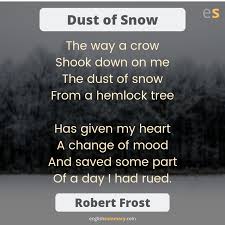Dust Of Snow Poem By Robert Frost Robert Frost Poems Gratitude Quotes Inspirational Quotes