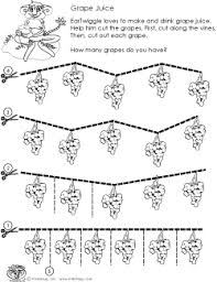 Cut and paste worksheets to help kids practice their fine motor skills; Preschool Scissor Skills Activities And Worksheets Kidssoup