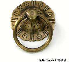 Batacchio for porta in legno, Battenti for porte con angelo passero, stile  archaize, anello in rame puro, battente for porta in bronzo, maniglia  antica decorativa (Colore : Red) ( Color : Beige ) :