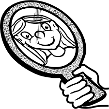 Vector Clip Art Of Kid Holding A Hand Mirror Public Domain Vectors Collection of horizontal mirror cliparts (44) mirror clipart credit card outline png vector clip art of kid holding a hand