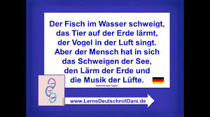 Deutsch Lernen Spruche Spruch Youtube