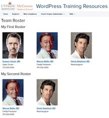 Any 2 x 4 label works well. Using The Acf Team Roster Page Template Mcgovern Medical School