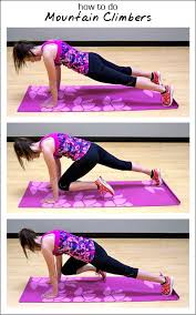 Mountain Climbers Exercise Mountain Climbers Perfect Portions Mountain Climber Exercise Fitness Body Gym Tips
