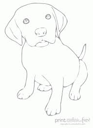 See more ideas about coloring pages, puppy coloring pages, coloring books. Cute Puppy Print Color Fun