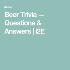 Oct 06, 2021 · a comprehensive database of more than 30 interview quizzes online, test your knowledge with interview quiz questions. Beer Trivia Questions Answers I2e Trivia Questions And Answers Job Interview Tips Interview Questions And Answers