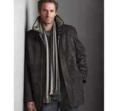 Faux Shearling Coat Black From Johnston Murphy Gifts Johnston Murphy Faux Shearling Coat Black Coat