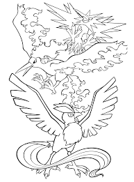 A pokemon legendary bird, moltres. The Legendary Pokemon Colouring In Olympics Babyhook Com Pokemon Coloring Page Pokemon Coloring Pages Pokemon Colouring