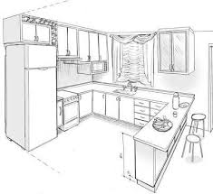 50 Interior Drawing Ideas In 2020 Kitchen Layout Plans Kitchen Furniture Design Interior Design Kitchen