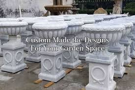 Check spelling or type a new query. Outdoor Tall Garden Marble Flower Pots Black Marble Planter For Sale Mokk 659 You Fine Sculpture
