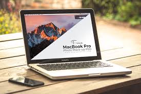 Free Macbook Pro Photo Mock Up Psd File