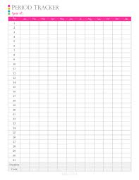 Period Tracker Pdf Planner Menstrual Cycle Tracker Or Log