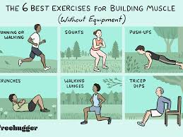 6 exercises for building muscle without