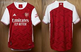 The new home strip is the second under the club's new deal with adidas, who took over from previous kit supplier puma. Arsenal 2020 21 Adidas Home Kit Football Fashion