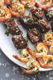 Almost every weekend i was at the office, i'd have a $90 dinner of steak, lobster, mac & cheese, and calamari. do you have any idea how much baja sauce you can get for that money? Garlic Butter Surf And Turf Kabobs Steak And Shrimp Creme De La Crumb