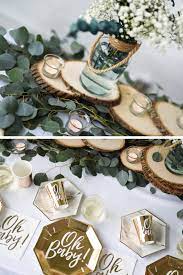 Oh Baby Shower Baby Shower Decorations Celebrated Green Baby Shower Baby Shower Woodland Baby Shower Themes