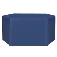 Use it as a standalone accent piece or pull it up in front of your favorite recliner. Modular Soft Seating Hexagon Ottoman 18 Seat Height Schoolsin