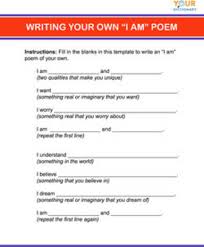 Da diese stellen aber stets kinderleicht ausfallen, kommt dabei keine spannung auf. Examples Of I Am Poems