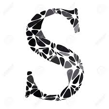 Black and white lines s alphabet letter icon logo design. Black Alphabet S Cell Style Creative Design Templates Royalty Free Cliparts Vectors And Stock Illustration Image 50346865