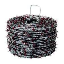 The red brand logo represents 130 years of making top quality, fence products for a wide variety of applications. Red Brand 1320 Ft L 15 5 Ga 4 Point Galvanized Steel Barbed Wire Ace Hardware