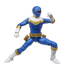 Tommy, billy, adam, rocky, kat and tanya are turned back to their teenage forms thanks to the zeo crystal. Power Rangers Zeo Blue Ranger Lightning Collection Action Figure Gamestop