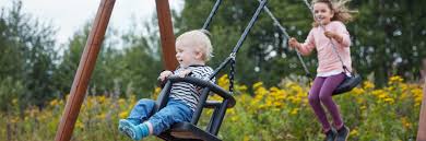 Children can enjoy the sensation of flying and of being able to see a different view of the playground. Playground Equipment Swings Slides Multiplay Structures Hags