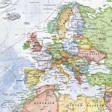 Sie suchen tickets nach nordmazedonien? Politische Weltkarte 150x100 Cm Deutsch