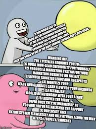 Running Away Balloon Marketing System Marketing Guide Network Marketing