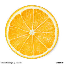 Black And White Orange Slice Slice Of Orange Classic Round Sticker Custom Stickers With Beautiful Fruits And Vegetables For Scrapbooking Kid Orange Fruit Orange Slices Paper Plates Party