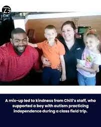 Chili's staff surprise family with free meal and coupons