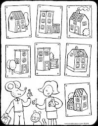 Images for schools and e… | Houses Kleurprenten Page 2 Of 5 Kiddicolour