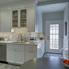 Gray cabinets what color walls. Grey And White Kitchen With Pops Of Color In Montclair Nj Interior Design By Tracey Stephens