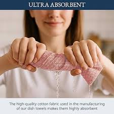 Amazon.com: LANE LINEN Kitchen Towels Set of 12-100% Cotton, Quick-Drying  18” x 28” Absorbent Dish & Tea Towels, Premium Hand Towels for Drying  Dishes