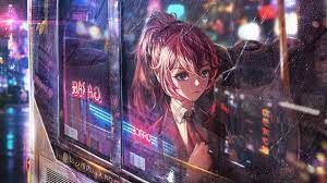 1730 anime wallpapers (laptop full hd 1080p) 1920x1080 resolution. 1920x1080 Anime Girl Bus Window Neon City 4k Laptop Full Hd 1080p Hd 4k Wallpapers Images Backgrounds Photos And Pictures