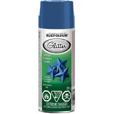Rust Oleum 290g Royal Blue Glitter Alkyd Spray Paint Home Hardware