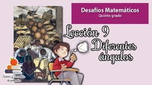 Examen de enlace para matemáticas de sexto grado. Desafios Matematicos 5to Grado Leccion 9 Diferentes Angulos Consigna 2 Pagina 23 Youtube