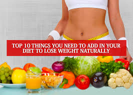 By eliminating soda, highly sugared coffee drinks, sweet teas, processed fruit juices and alcohol, you can reduce the calories you take in. Top 10 Things You Need To Add In Your Diet To Lose Weight Naturally