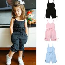 Join prime to save $1.50 on this item. 1 6y Summer Cute Toddler Baby Girl Solid Romper Bib Pants Sleeveless Romper Overalls Outfits Clothes Rompers Aliexpress